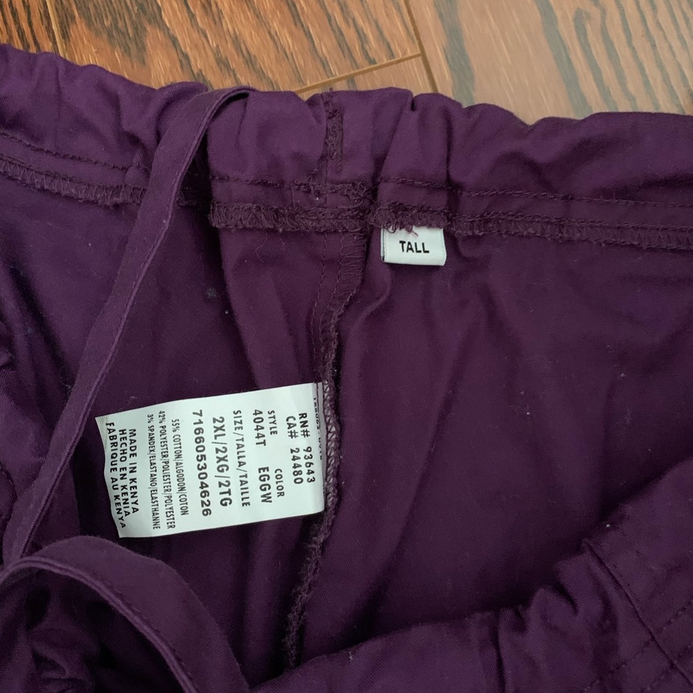 Cherokee Drawstring Scrub Pant TALL - Picture 2 of 2